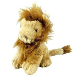 Pier 1 Imports Lion 8 inch Plush Toy Stuffed Animal Realistic Soft Cuddly